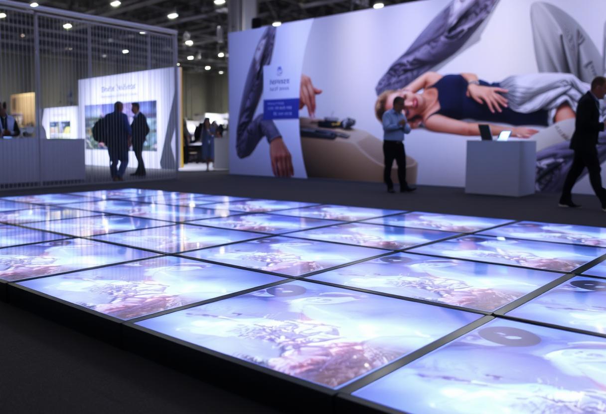 Floor LED Display sample application 3 — Mayled